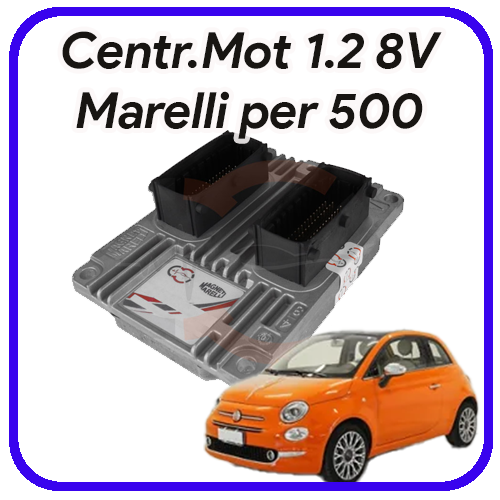 Centralina motore Fiat 500 1.28v Marelli 5SF8 - 5SF9